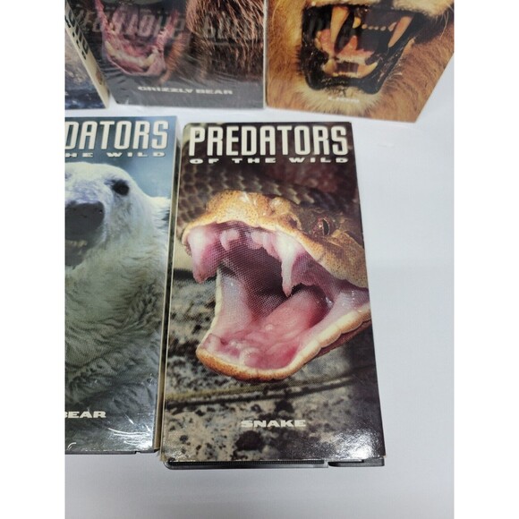 *1994 PREDATORS OF THE WILD *VHS* VIDEOS BY TIME LIFE, 7 TOTAL - Picture 4 of 9